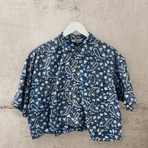 Cropped Hawaiian Shirt