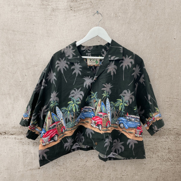 Cropped Hawaiian Shirt