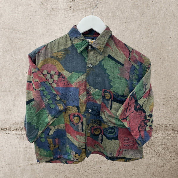 Cropped Hawaiian Shirt