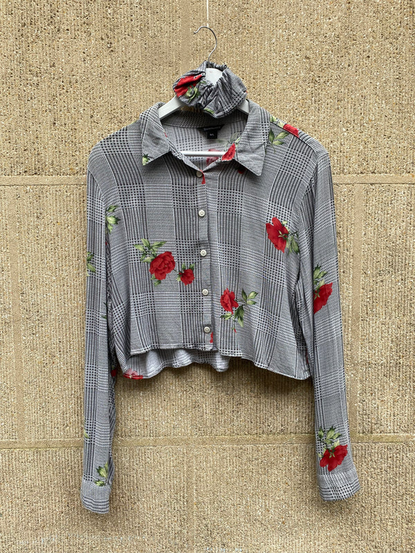 Cropped Vintage Blouse