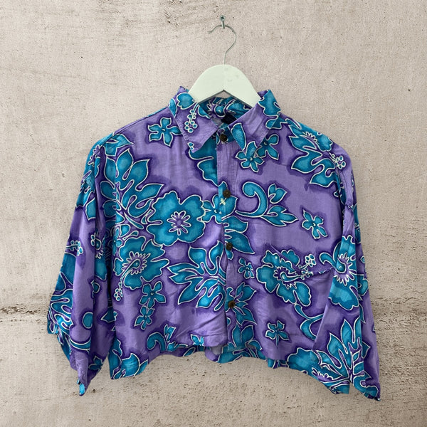 Cropped Hawaiian Shirt