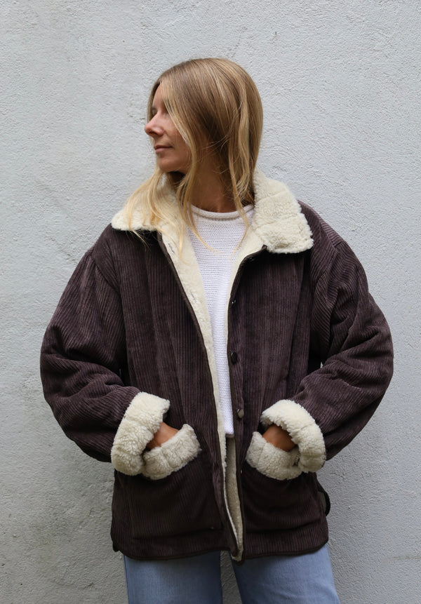 Brown corduroy jacket