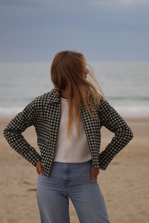 Checkered corduroy Jacket