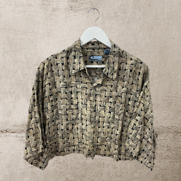 Cropped Hawaiian Shirt