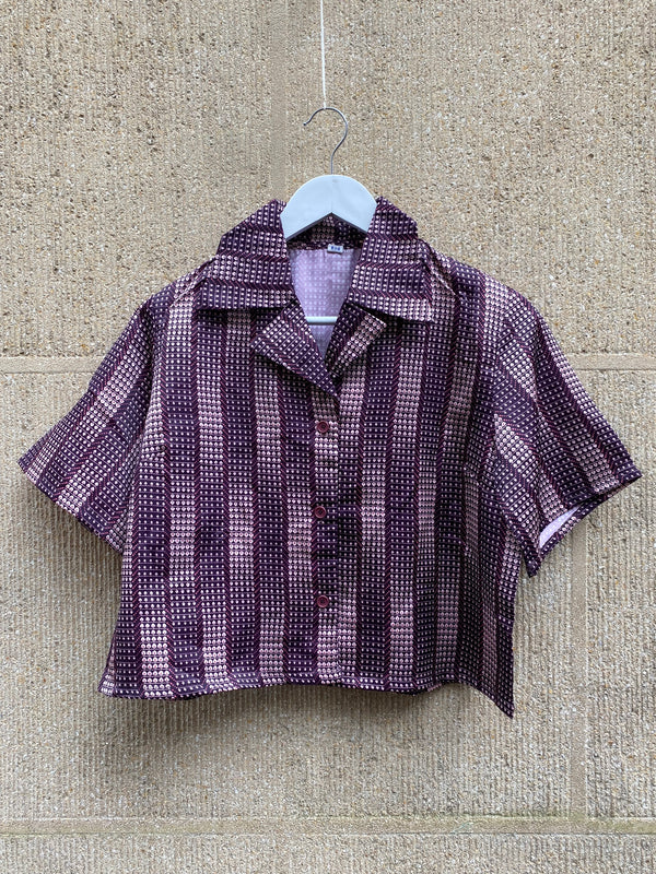 Cropped Vintage Blouse