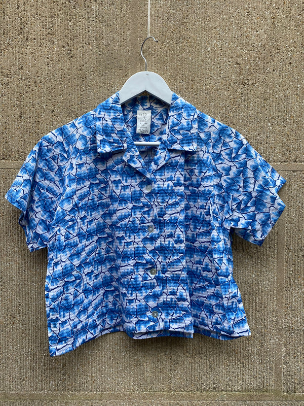 Cropped Vintage Blouse