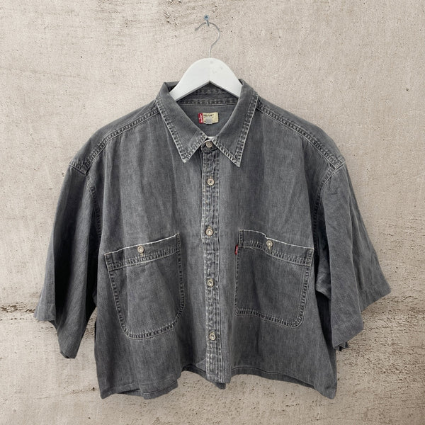 Cropped Hawaiian Shirt
