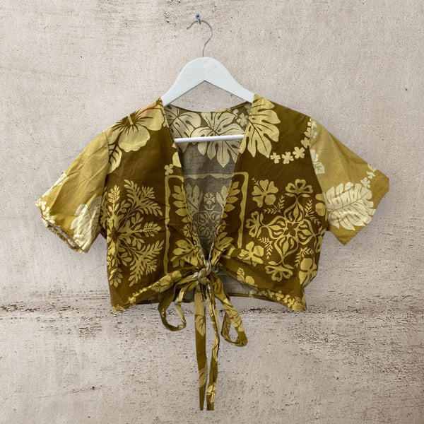 Cropped Hawaiian Shirt