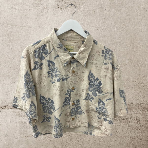 Cropped Hawaiian Shirt