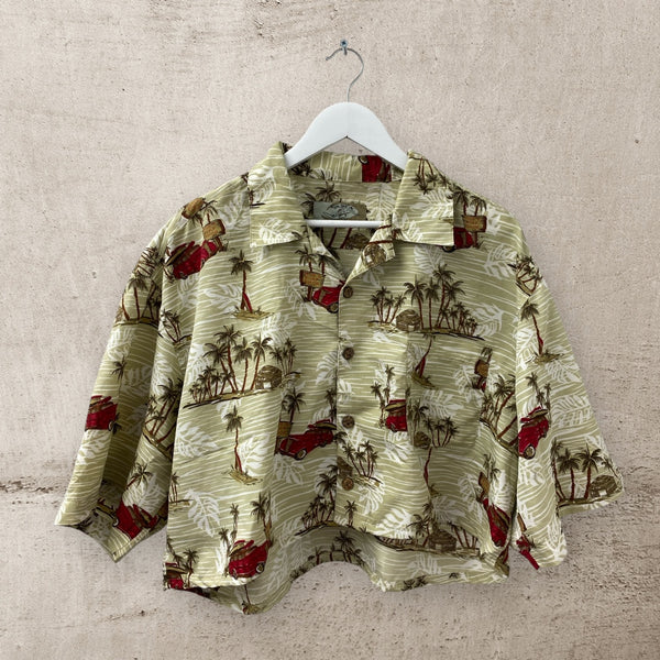 Cropped Hawaiian Shirt
