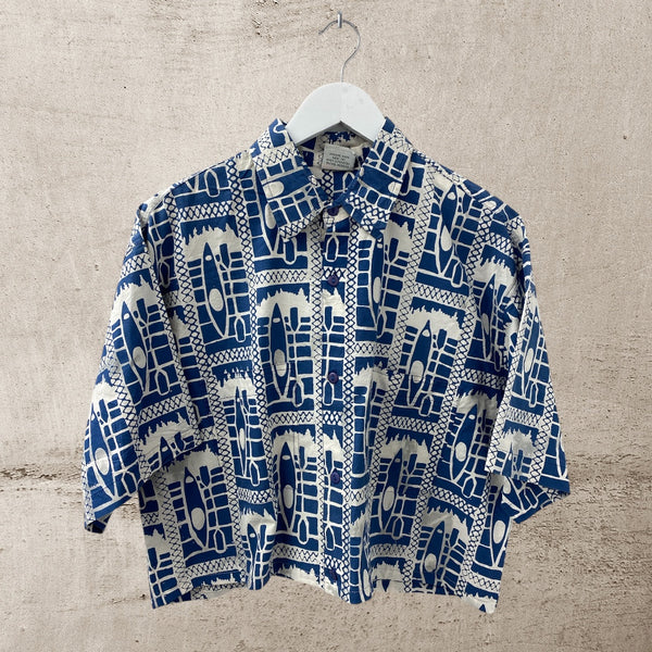 Cropped Hawaiian Shirt