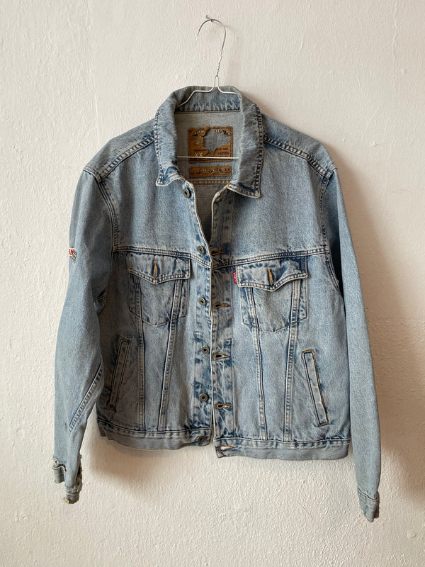 Oversized jeansjacke