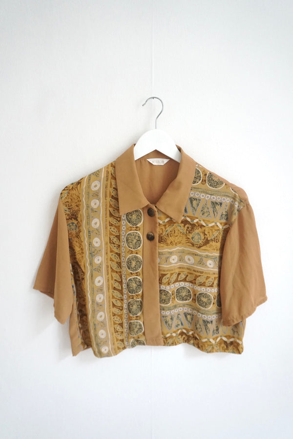 Cropped vintage blouse