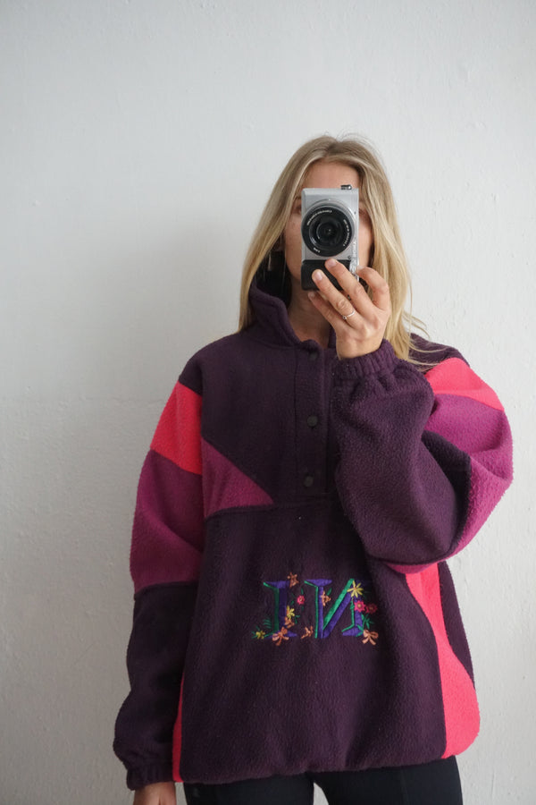 Vintage Fleece purple pink