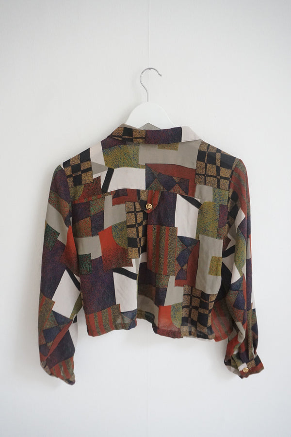 Cropped vintage blouse