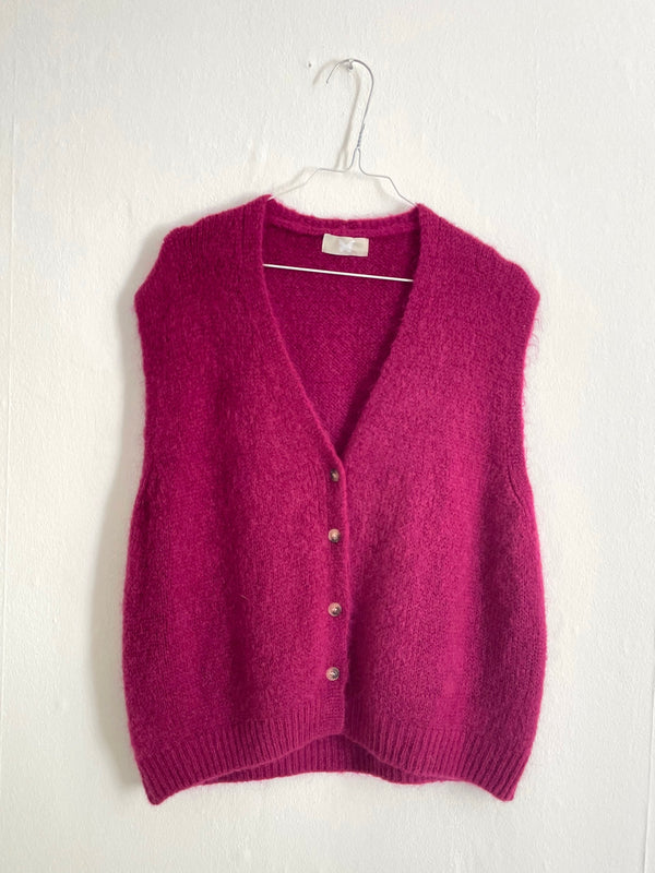 Vest dark berry