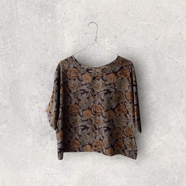 Cropped Vintage Blouse