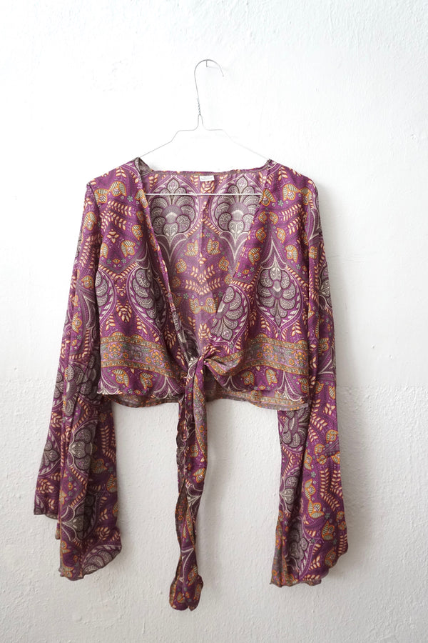 Boho Blouse trumpet sleeve