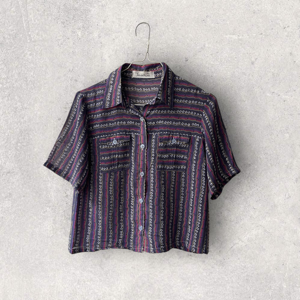 Cropped  Vintage Blouse
