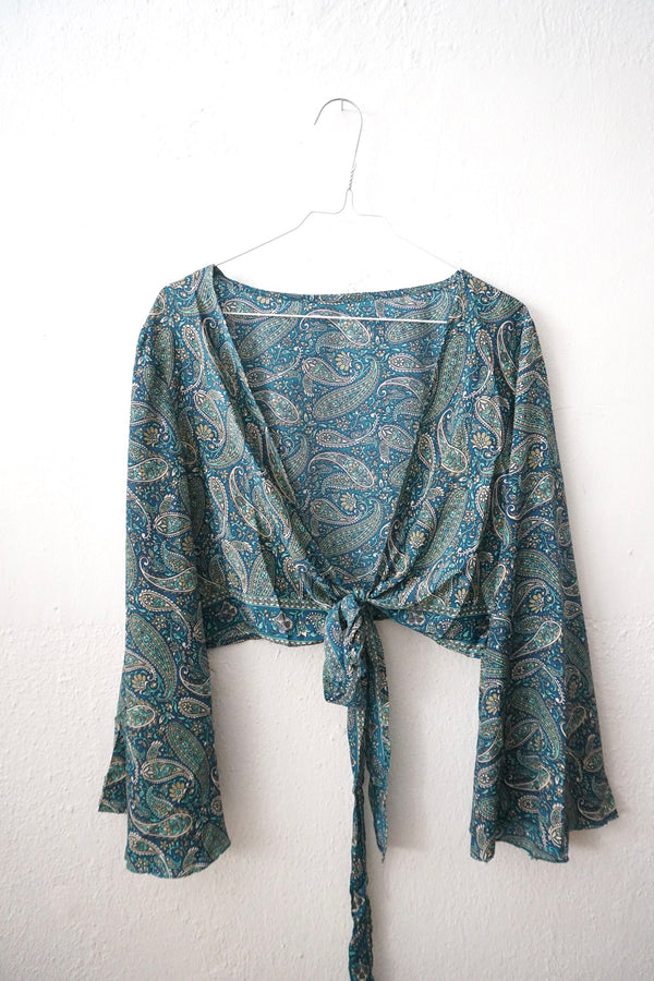 Boho Blouse trumpet sleeve