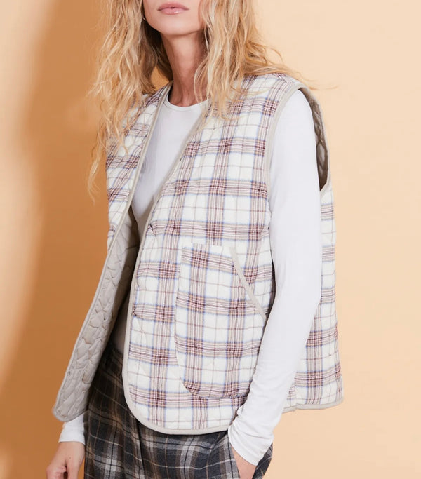 Checkered vest