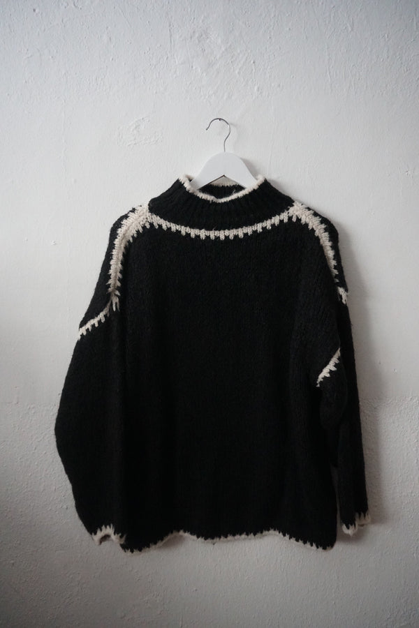 Cozy knit black