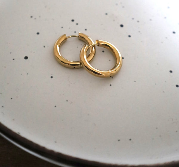 Earrings loops stainless steel