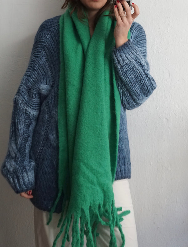 Green scarf