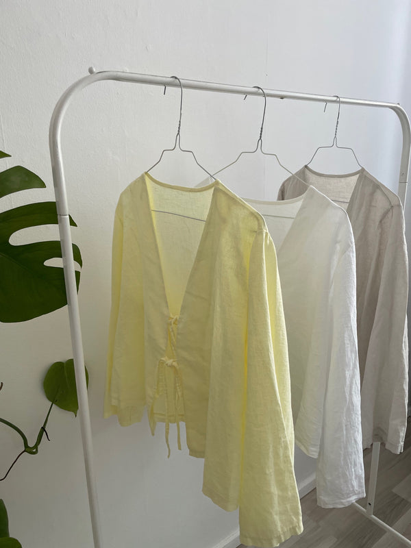 Tie blouse