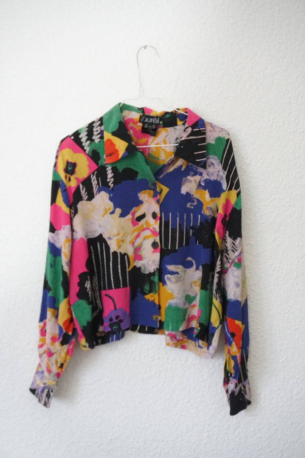 Cropped Vintage Blouse