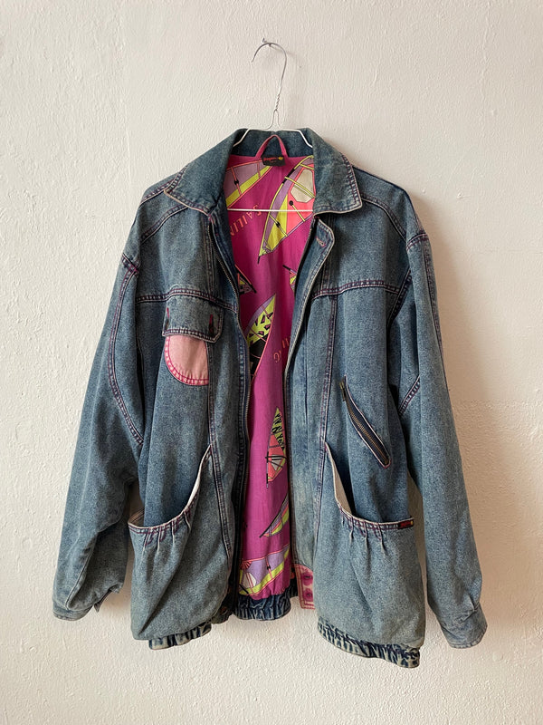 Oversized jeansjacke Windsurfer