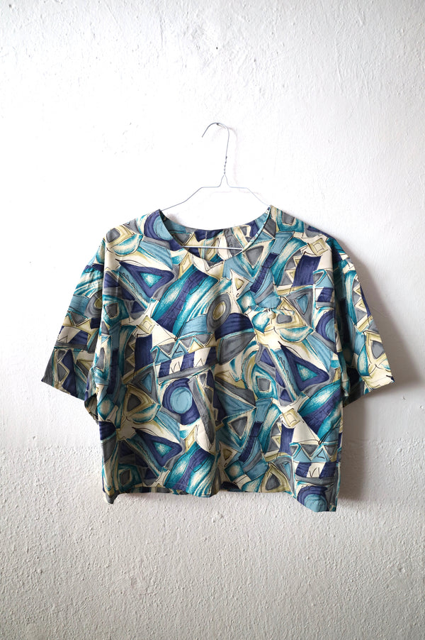 Cropped Vintage Blouse