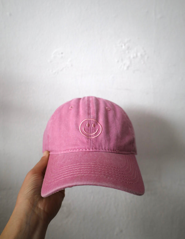 Smiley cap pink