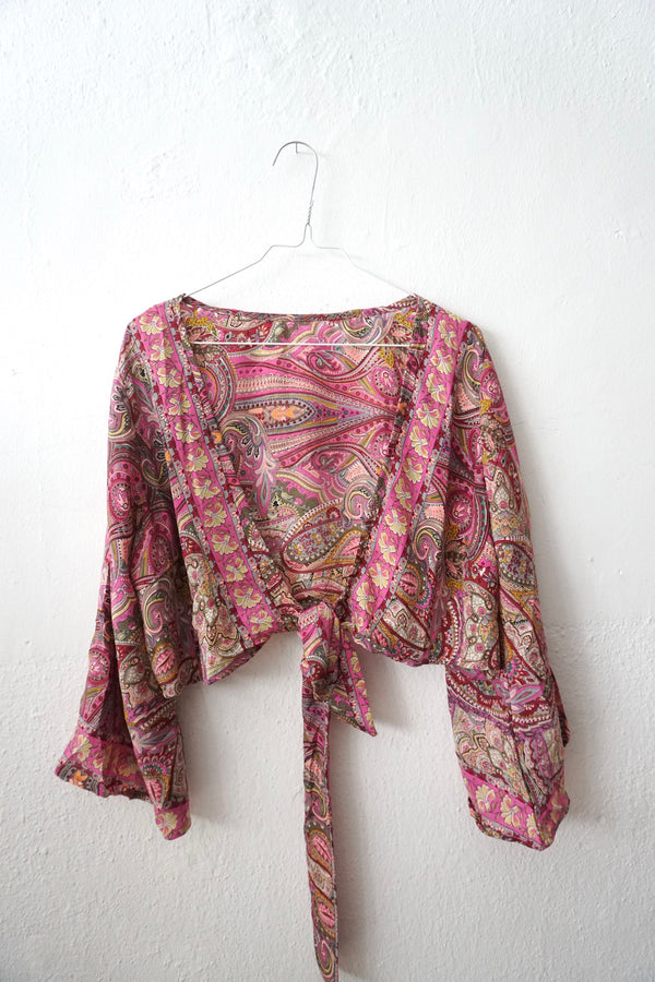 Boho Blouse trumpet sleeve