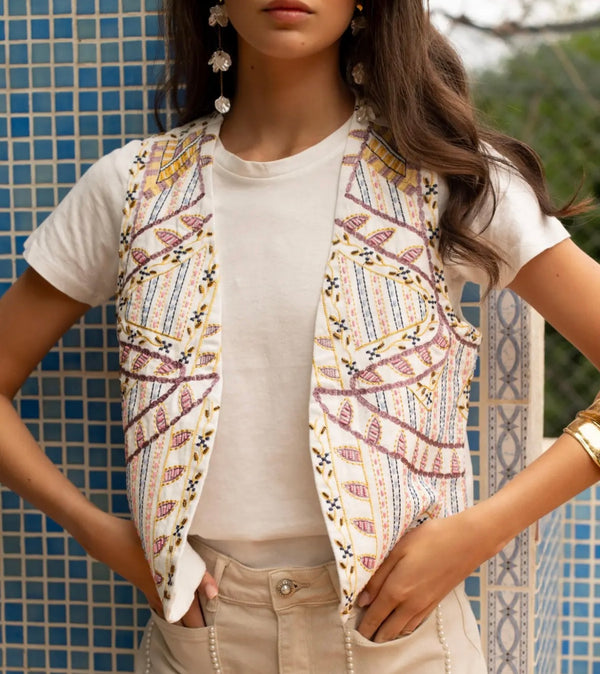 Beaded vest