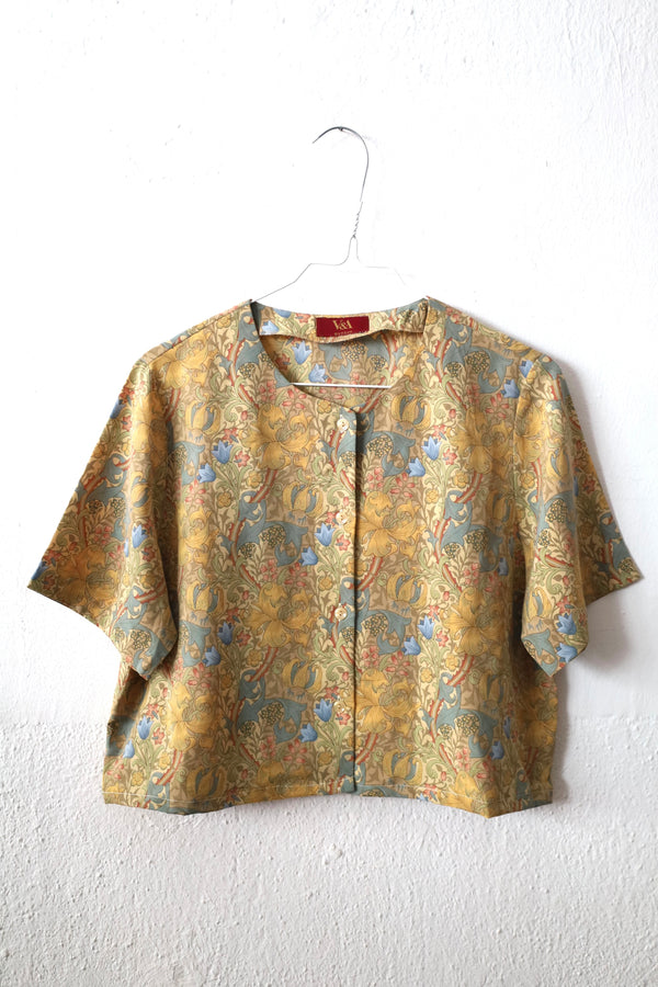 Cropped Vintage Blouse