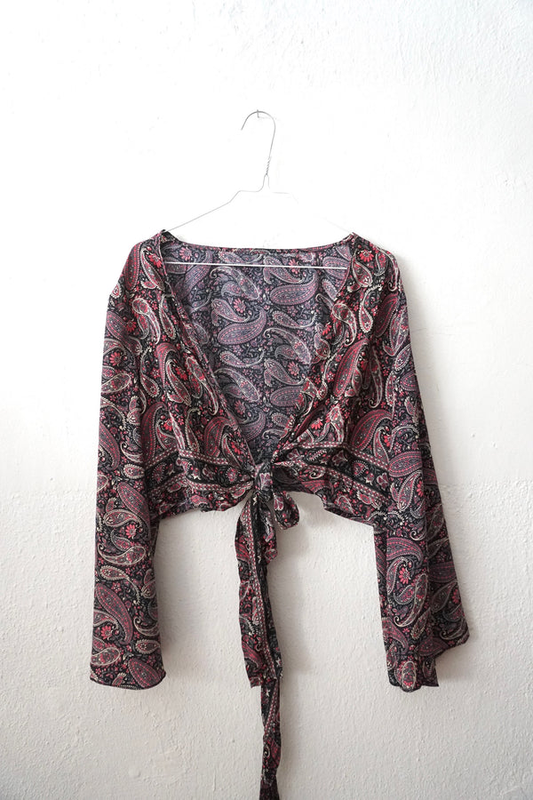 Boho Blouse trumpet sleeve