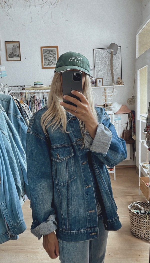 Oversized jeansjacke