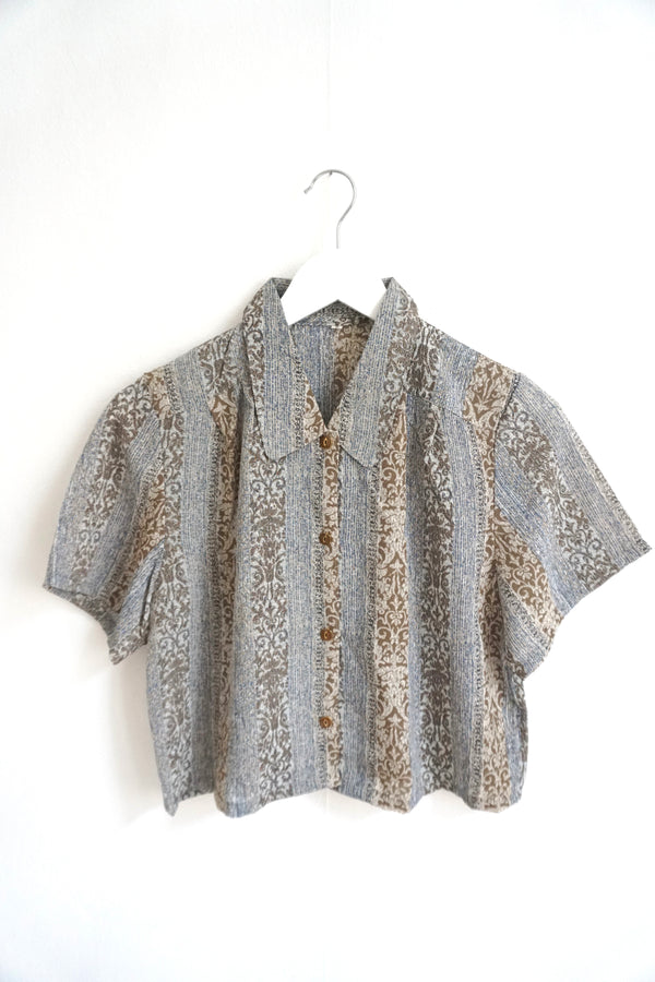 Cropped vintage blouse