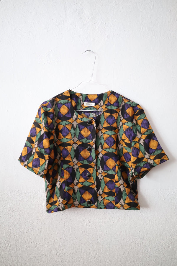 Cropped Vintage Blouse