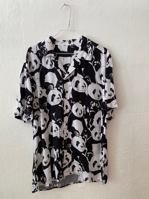 Hawaiian Shirt Panda print