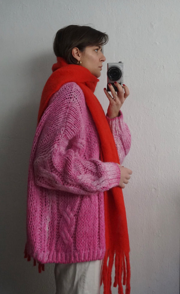 Red scarf