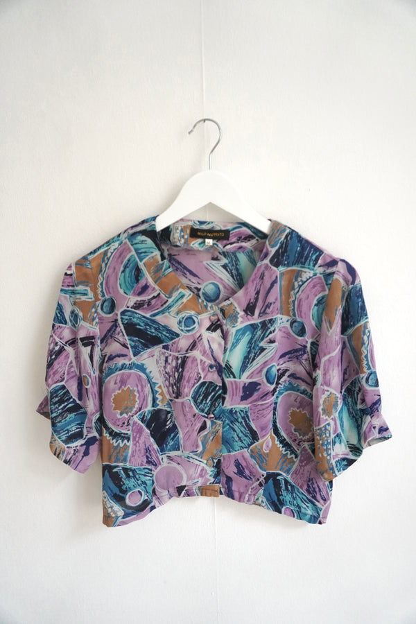 Cropped vintage blouse