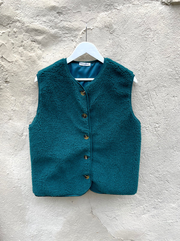 Winter vest petrol