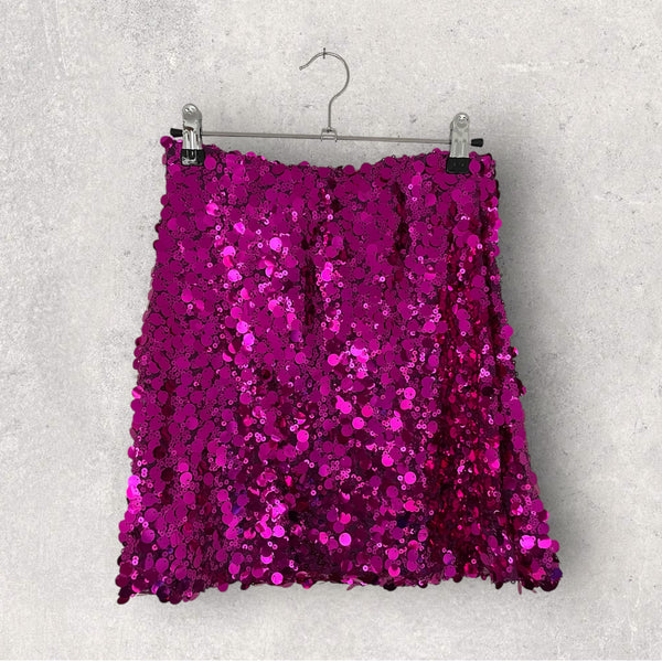 Glitter skirt pink