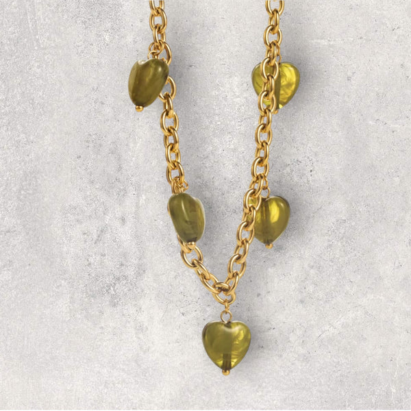 Necklace hearts