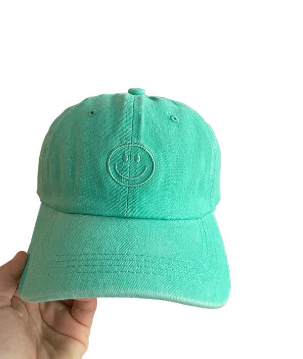 Smiley cap turquoise