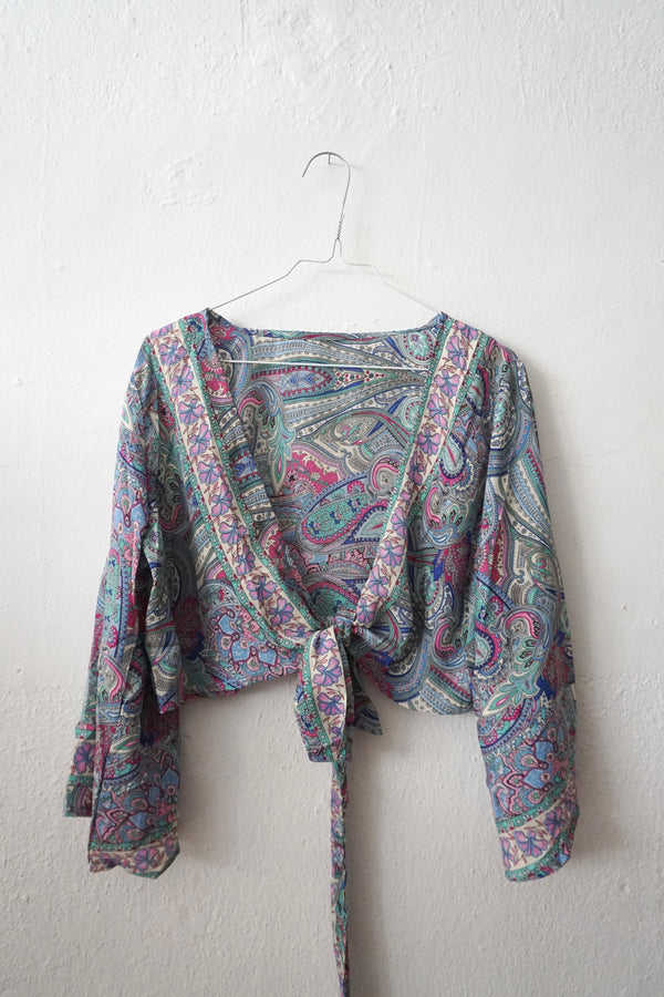 Boho Blouse trumpet sleeve