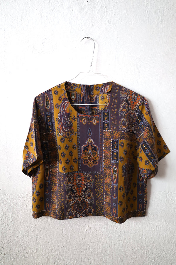 Cropped Vintage Blouse
