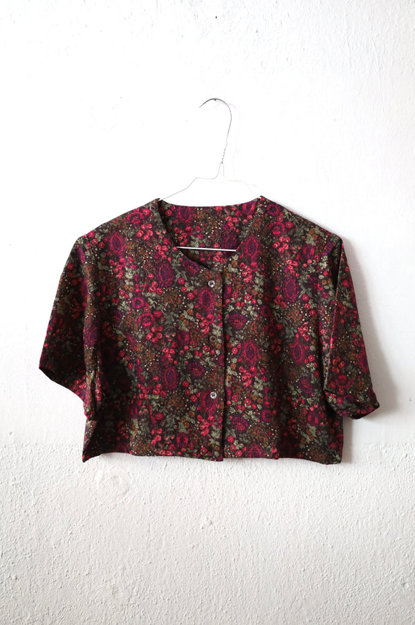 Cropped Vintage Blouse